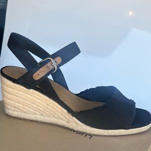 Size 11W Lucky brand Miranda wedge sandals… new in box